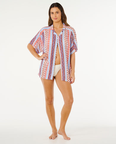 Ventura Viscose S/S Shirt - Multico