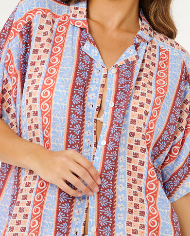 Ventura Viscose S/S Shirt - Multico