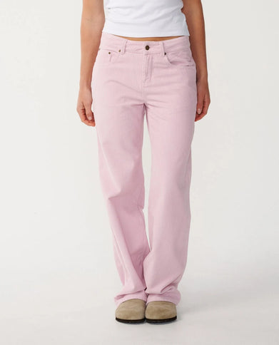 Aggie Cord Relaxed Pant - Light Lilac