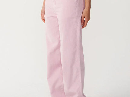 Aggie Cord Relaxed Pant - Light Lilac
