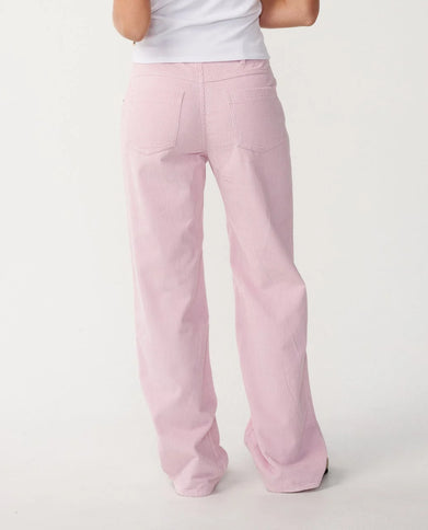 Aggie Cord Relaxed Pant - Light Lilac