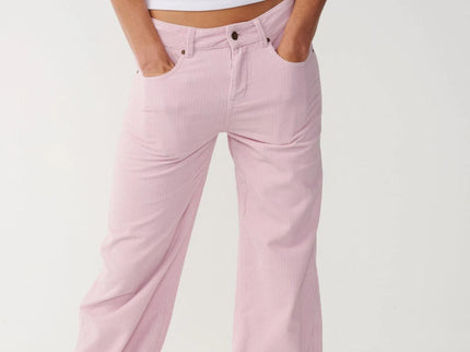 Aggie Cord Relaxed Pant - Light Lilac