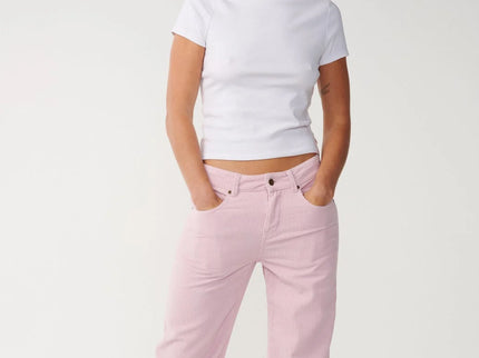 Aggie Cord Relaxed Pant - Light Lilac
