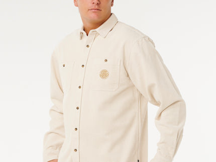 Premium Surf Cord L/S Shirt - Sand Dune