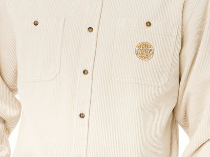 Premium Surf Cord L/S Shirt - Sand Dune