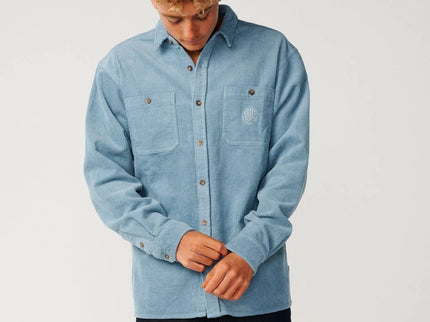 Premium Surf Cord L/s Shirt - Citadel Blue