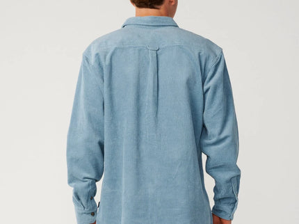 Premium Surf Cord L/s Shirt - Citadel Blue