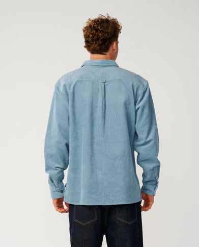 Premium Surf Cord L/s Shirt - Citadel Blue