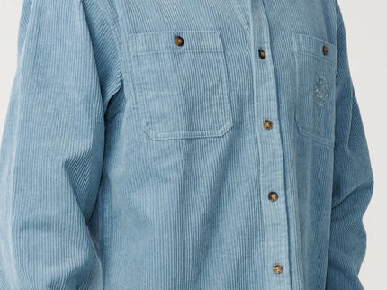 Premium Surf Cord L/s Shirt - Citadel Blue