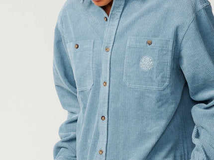 Premium Surf Cord L/s Shirt - Citadel Blue