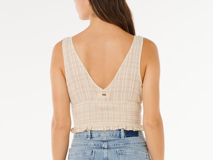 Paradise Check TOP - OFF White