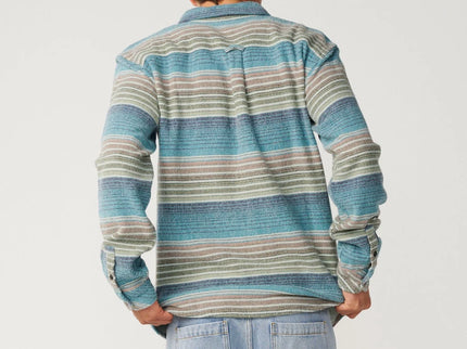 Classic Surf Baja Flannel - Dusty Jade