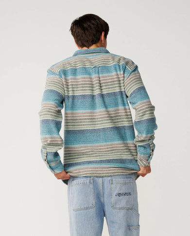 Classic Surf Baja Flannel - Dusty Jade