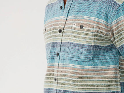 Classic Surf Baja Flannel - Dusty Jade