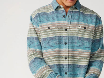 Classic Surf Baja Flannel - Dusty Jade