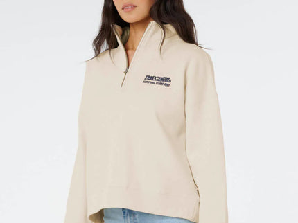 Surf Puff 1/4 Zip - Natural