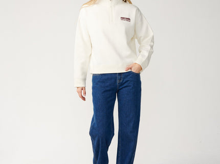 Surf Puff 1/4 Zip - Bone  Sweat van Rip Curl | SHAKA