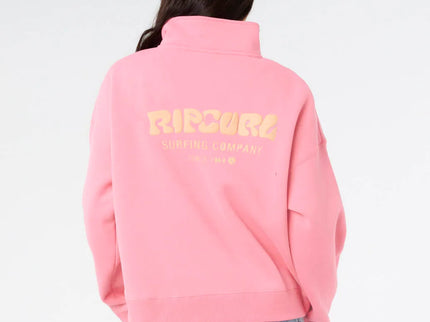 Surf Puff Heritage Hood - Pink/Orange