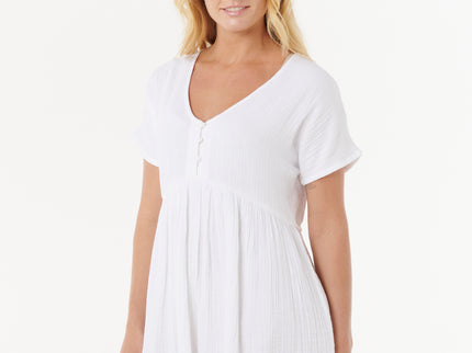 Premium Surf S/S Dress - White