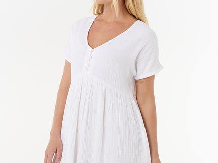 Premium Surf S/S Dress - White
