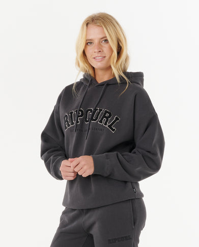 Varsity Hoodie - Washed Black