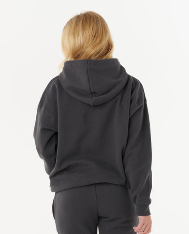 Varsity Hoodie - Washed Black