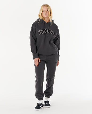 Varsity Hoodie - Washed Black