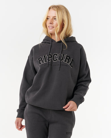 Varsity Hoodie - Washed Black