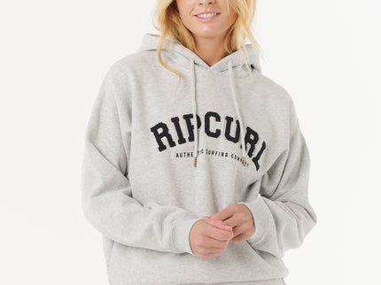 Varsity Hoodie - Grey Marl/Black