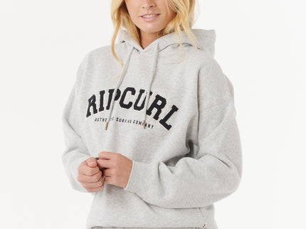 Varsity Hoodie - Grey Marl/Black