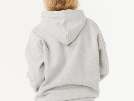 Varsity Hoodie - Grey Marl/Black