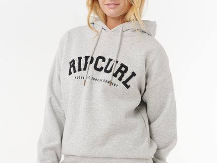 Varsity Hoodie - Grey Marl/Black