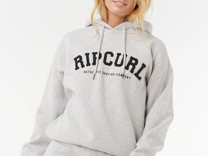 Varsity Hoodie - Grey Marl/Black