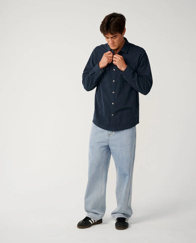 Sessions Polar Fleece Shirt - Dark Navy
