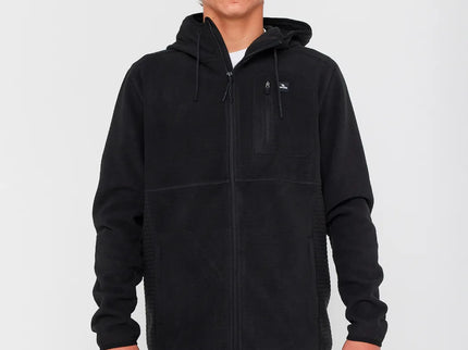 Departed Polar Fleece Zip Thru - Black