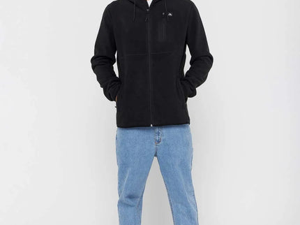 Departed Polar Fleece Zip Thru - Black