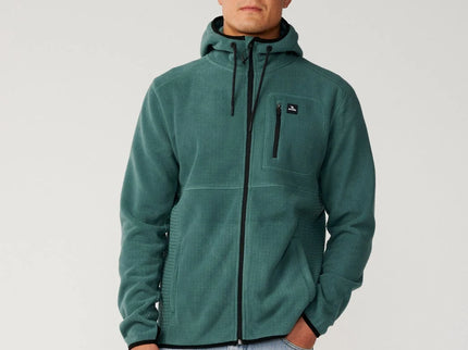 Departed Polar Fleece Zip Thru - Muted Green