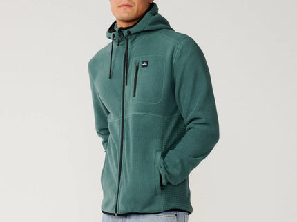 Departed Polar Fleece Zip Thru - Muted Green