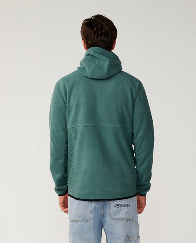 Departed Polar Fleece Zip Thru - Muted Green
