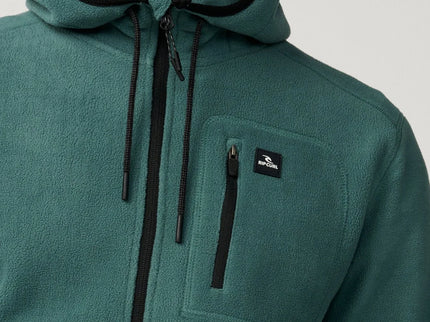 Departed Polar Fleece Zip Thru - Muted Green