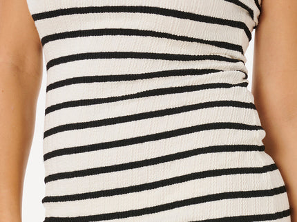 Bobby Mini Dress - Black/OFF White  Jurk van Rip Curl | SHAKA