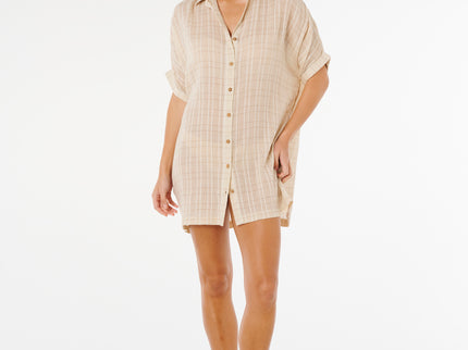 Paradise Check Cover UP - OFF White