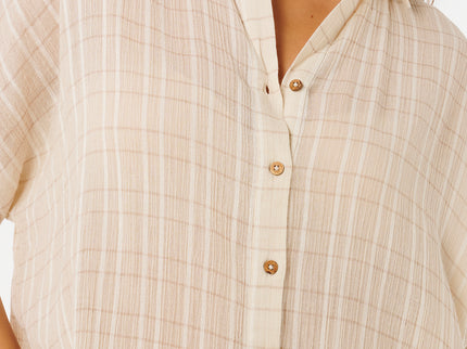 Paradise Check Cover UP - OFF White