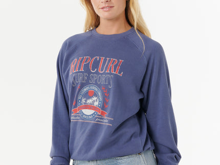 Surf Dept. Relaxed Raglan Crew - Navy