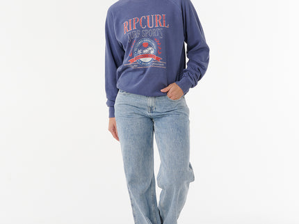 Surf Dept. Relaxed Raglan Crew - Navy