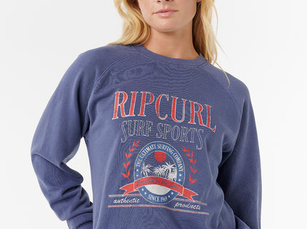 Surf Dept. Relaxed Raglan Crew - Navy