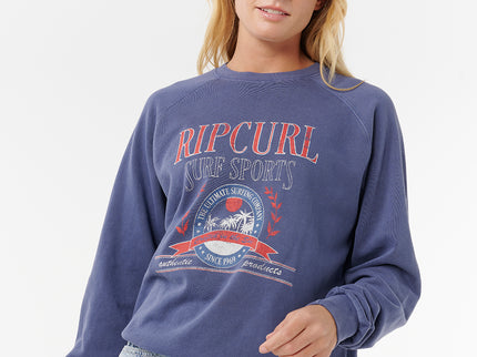 Surf Dept. Relaxed Raglan Crew - Navy