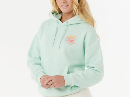 Surf Puff Heritage Hood P/P - Light Aqua