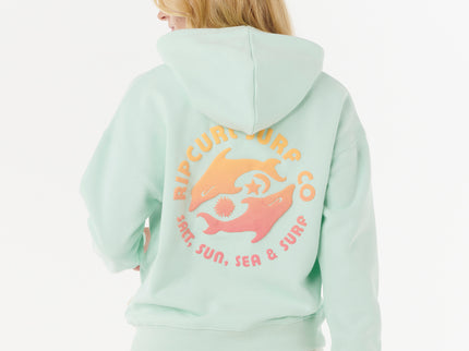 Surf Puff Heritage Hood P/P - Light Aqua