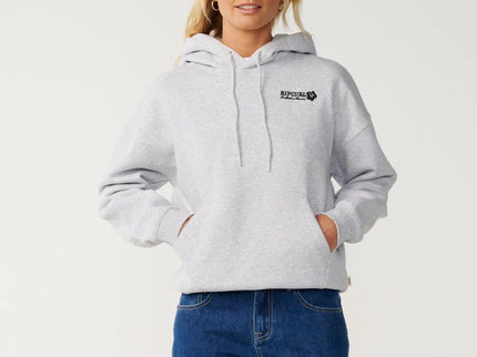 Surf Puff Relaxed Hood P/p - Grey Marle/blac